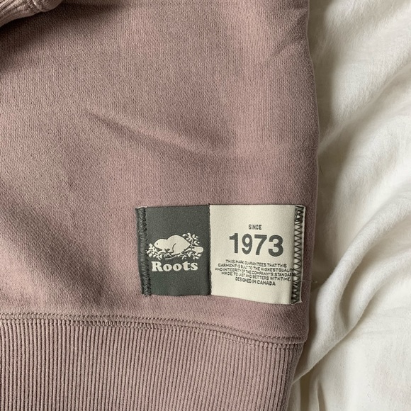 roots lavender purple mockneck sweater - Picture 2 of 3